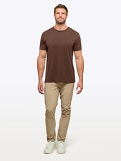 AO Forever Tee | Mocha Classic-Fit PYCA Pro®