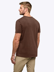 AO Forever Tee | Mocha Classic-Fit PYCA Pro®