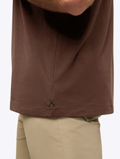 AO Forever Tee | Mocha Classic-Fit PYCA Pro®