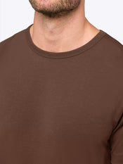 AO Forever Tee | Mocha Classic-Fit PYCA Pro®