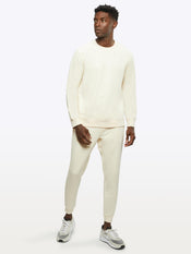 Hyperloop Pullover Split-Hem | Ivory Signature-fit