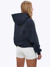 Divine Fleece Oversized Hoodie | Obsidian