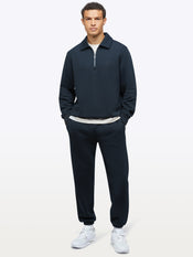 Divine Fleece Q-Zip | Obsidian Classic-fit