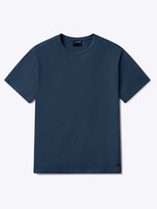 Overtime Oversized Tee | Pacific Blue Relaxed-Fit