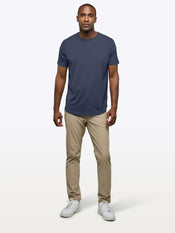 AO Curve-Hem Tee | Pacific Blue Signature-fit PYCA Pro®