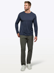 AO Forever Long Sleeve Tee | Pacific Blue PYCA Pro®