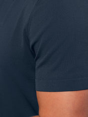 Riviera Knit Button Up | Pacific Blue Signature-Fit