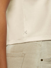 Almost Friday Tee | Ivory Classic-fit PYCA Pro®