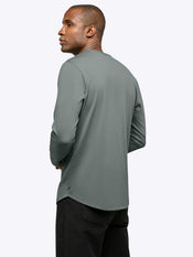AO Long Sleeve Curve-Hem Tee | Sage Signature-fit PYCA Pro®