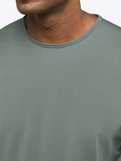 AO Long Sleeve Curve-Hem Tee | Sage Signature-fit PYCA Pro®