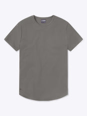 AO Curve-Hem Tee | Charcoal Signature-Fit PYCA Pro®
