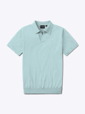 Riviera Knit Polo | Sterling Blue Signature-Fit