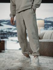 Divine Fleece Sweatpant | Parchment Classic-fit