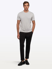 SoHo Ribbed Crewneck Tee | Vapor