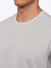 SoHo Ribbed Crewneck Tee | Vapor