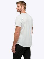 AO Curve-Hem Tee | White Signature-fit PYCA Pro®