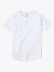 Featherlight Pima Tee | White Signature-fit