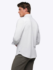 AO Long Sleeve Button Up | White Signature-Fit PYCA Pro®