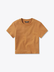 Tomboy Tee Cropped | Caramel Slim-fit Tomboy-Cotton™