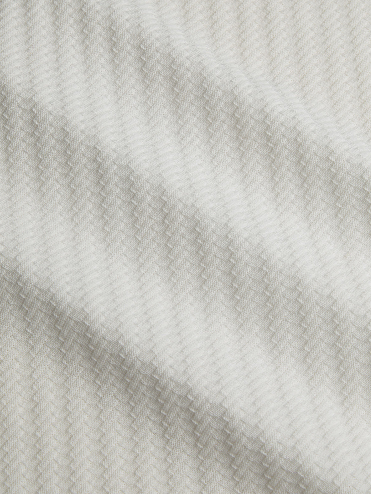 Riviera Knit Textured Tee | Ecru Signature-Fit