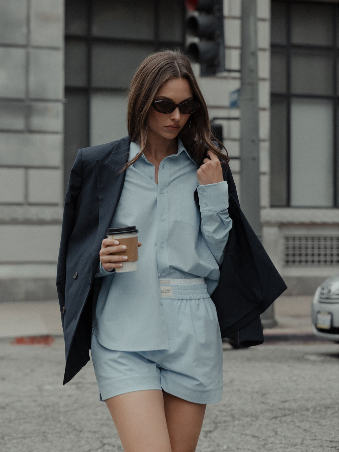 Soho Boxer Short | Oxford Blue Classic-Fit