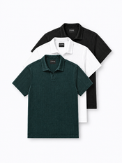 SoHo Ribbed Polo 3-Pack