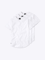 AO Elongated Tee 3-Pack | White Signature-Fit PYCA Pro®