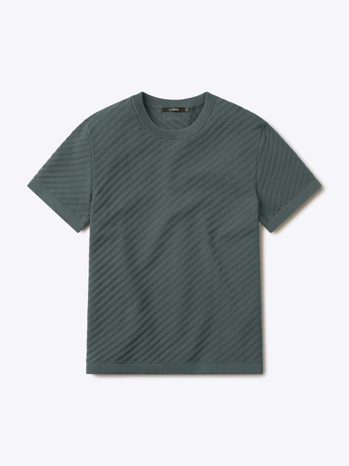 Riviera Knit Textured Tee | Urban Chic Signature-Fit