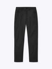 AO 5-Pocket Pant | Black Slim-Fit Versaknit®