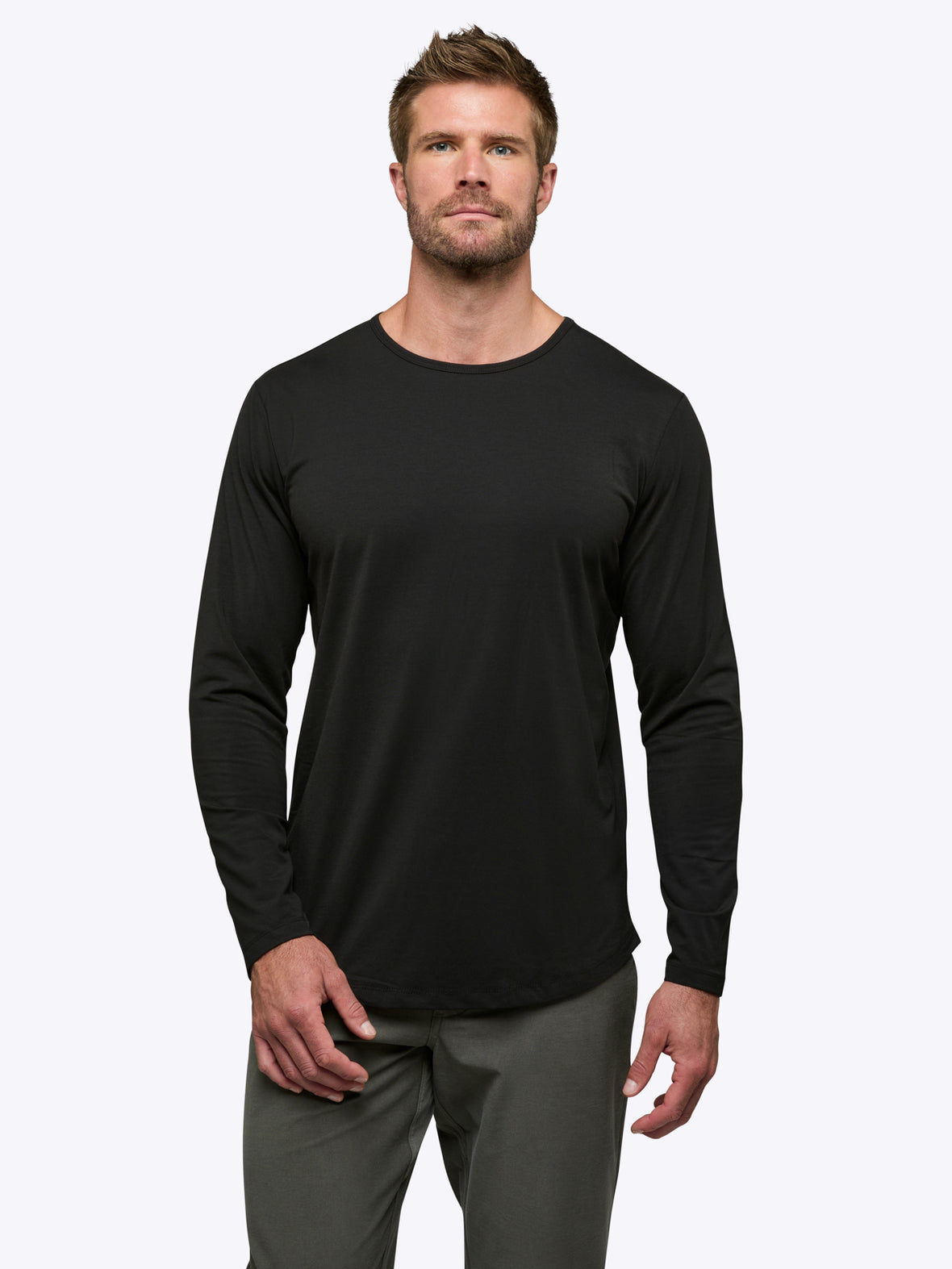AO L/S Curve-Hem Tee 3-Pack