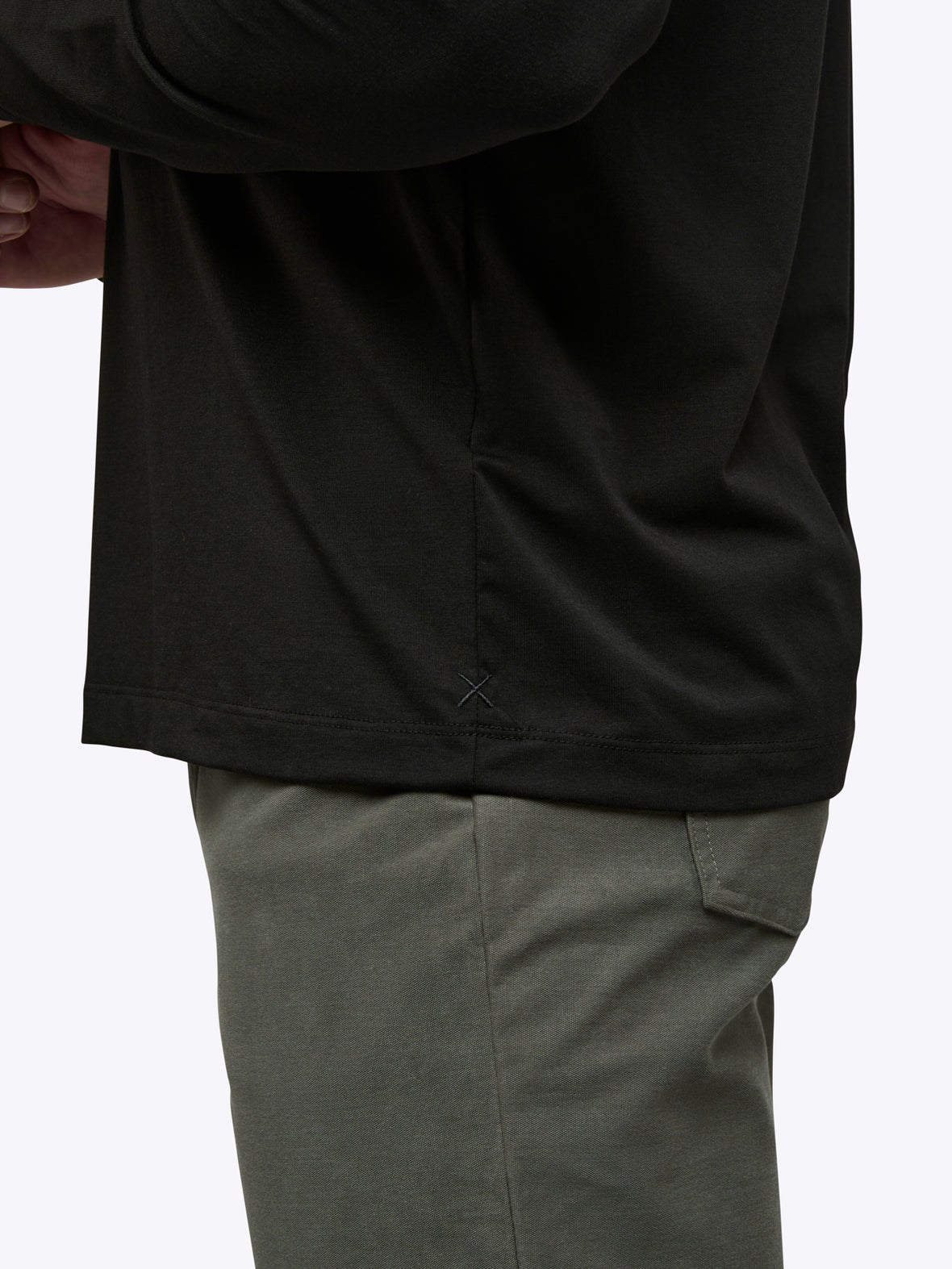 AO Forever Long Sleeve Tee | Black Classic-Fit PYCA Pro®