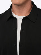AO Long Sleeve Button Up | Black Signature-Fit PYCA Pro®