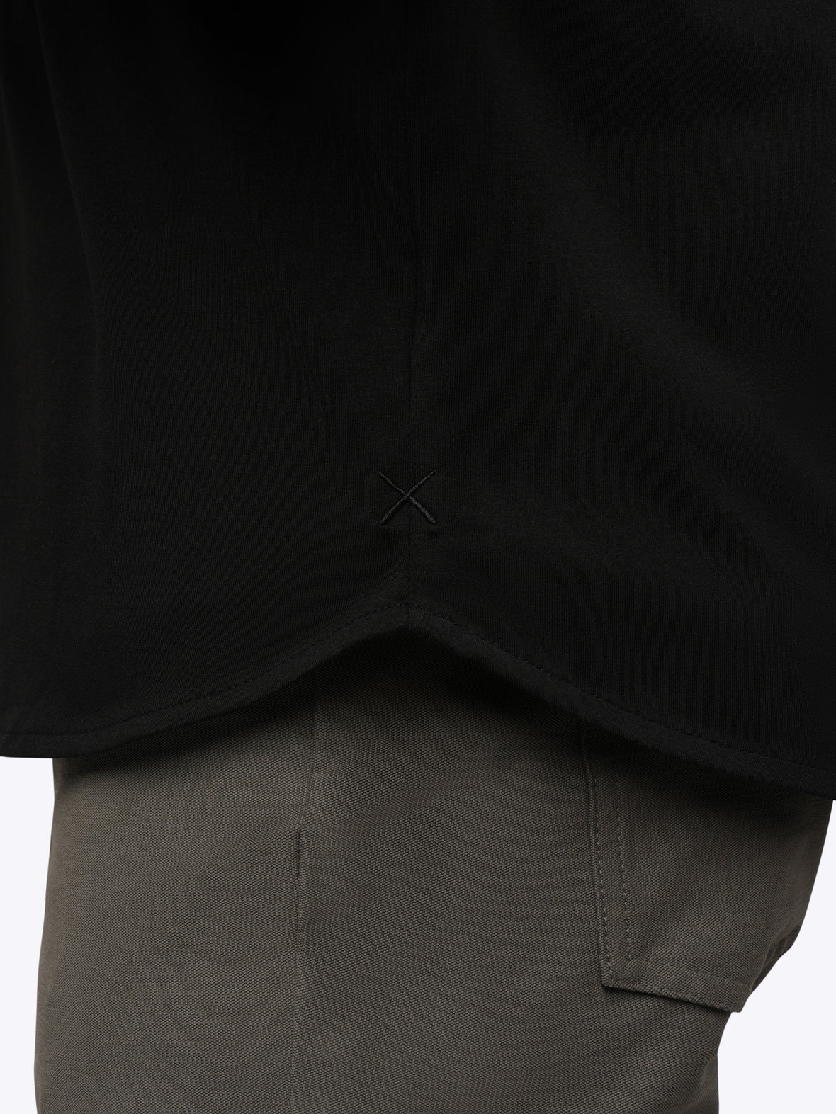 AO Long Sleeve Button Up | Black Signature-Fit PYCA Pro®