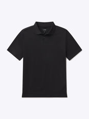COZ Pima Polo | Black Signature-Fit