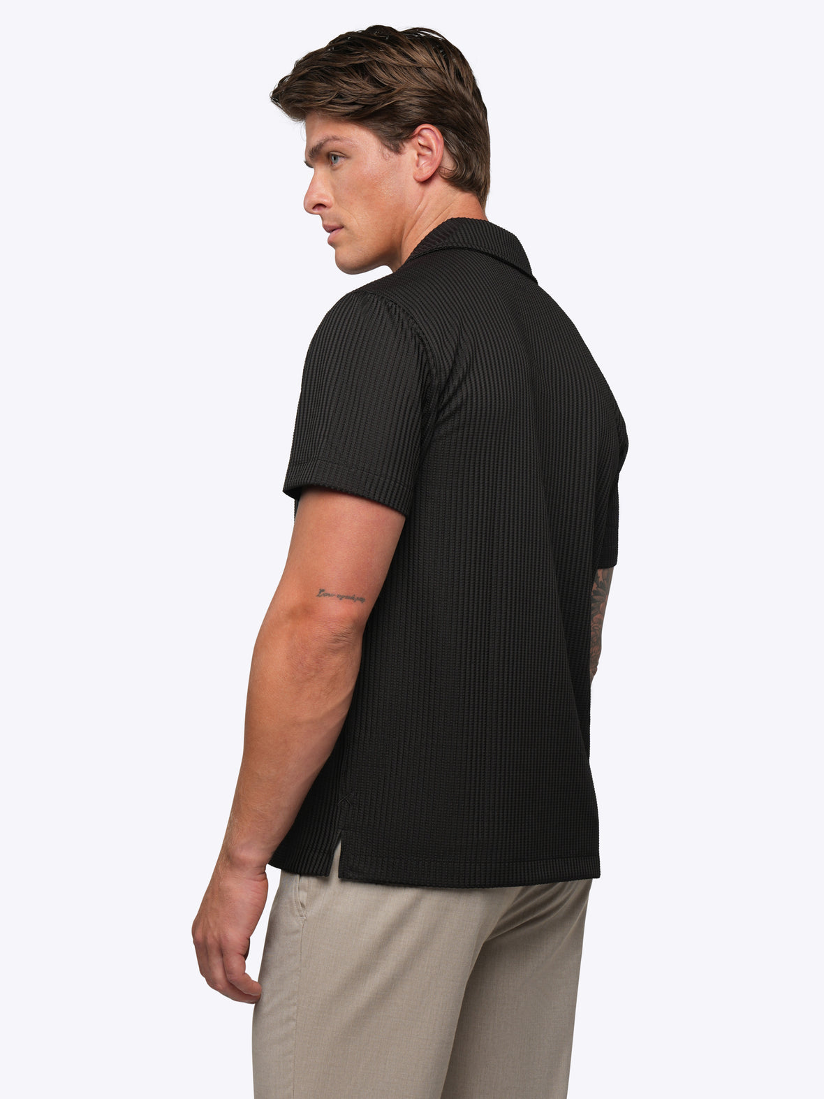 Capri Camp Collar | Black Signature-Fit