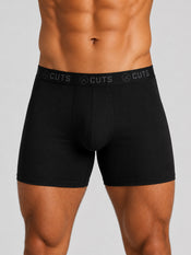 Organic Cotton Boxer Brief 6-Pack | Black