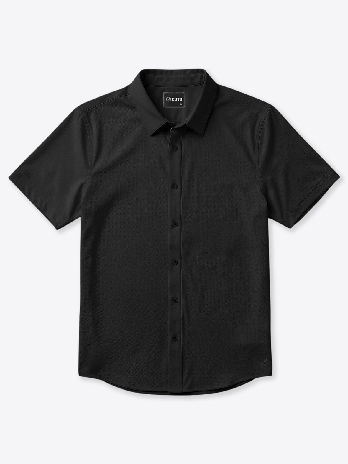 Crossover Button Up | Black Signature Fit