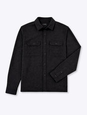 District Heavyweight Overshirt | Black Classic-Fit