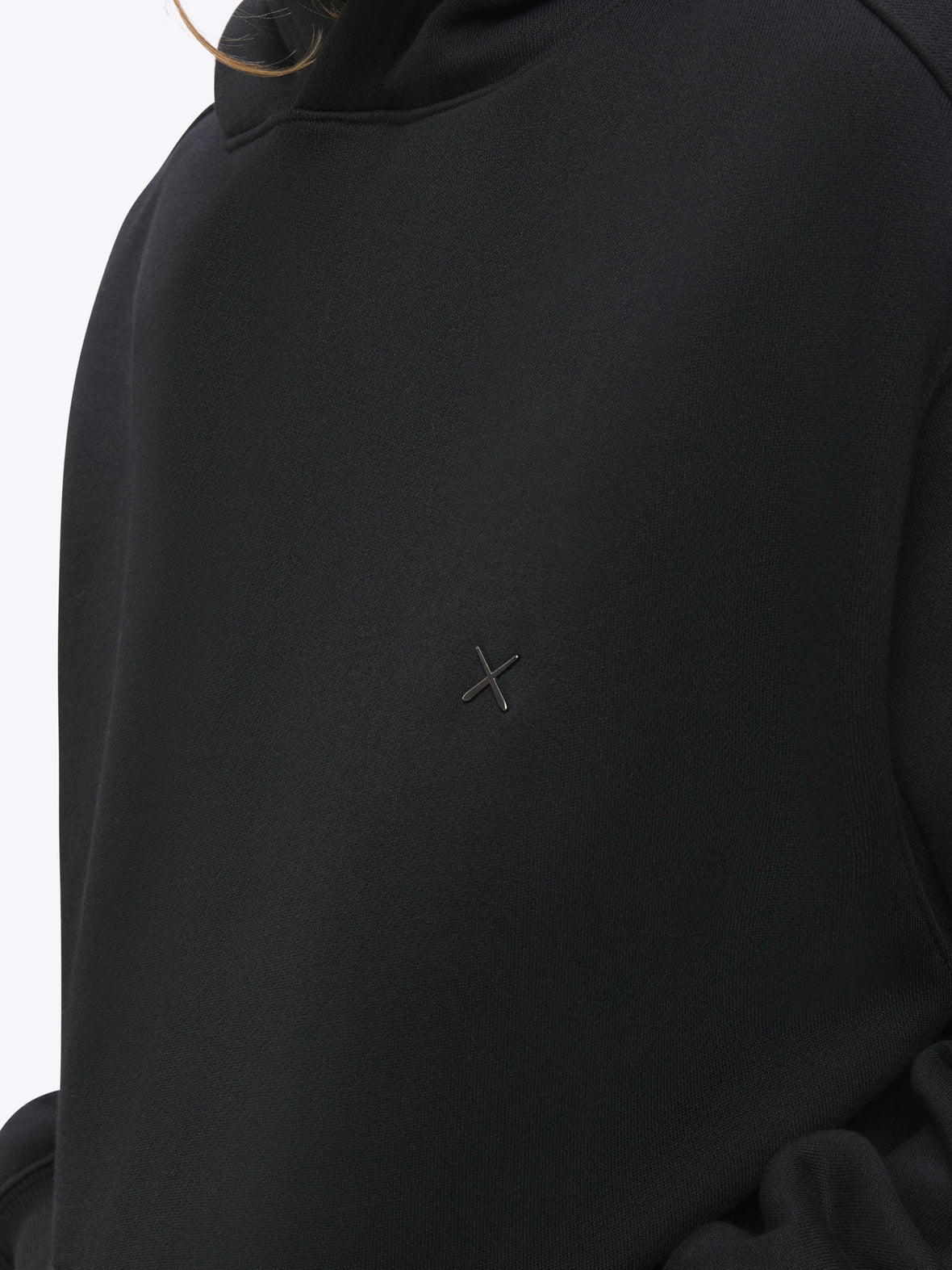 Divine Fleece Oversized Hoodie | Black