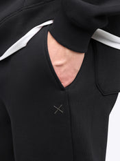 Divine Fleece Sweatpant | Black Classic-fit