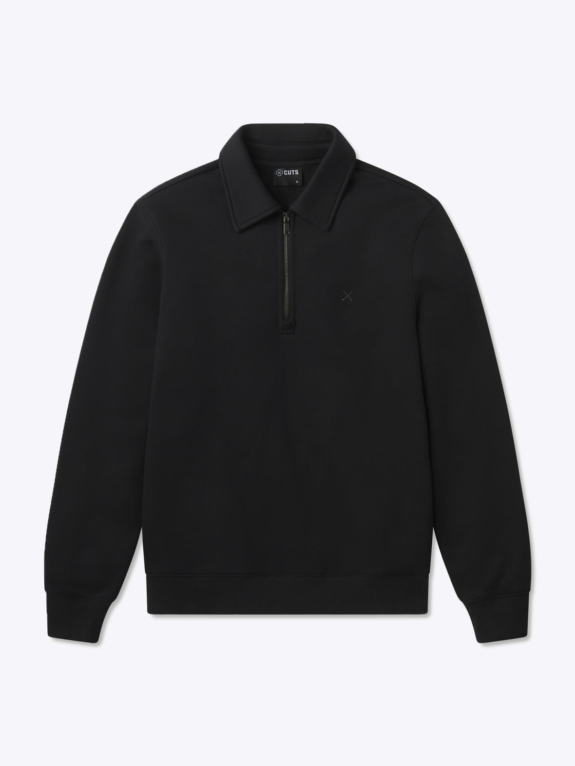 Divine Fleece Q-Zip | Black Classic-fit