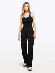 Essential Pant | Black Relaxed-fit
