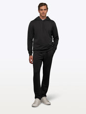 Hyperloop Straight-Leg Sweatpant | Black Slim-fit