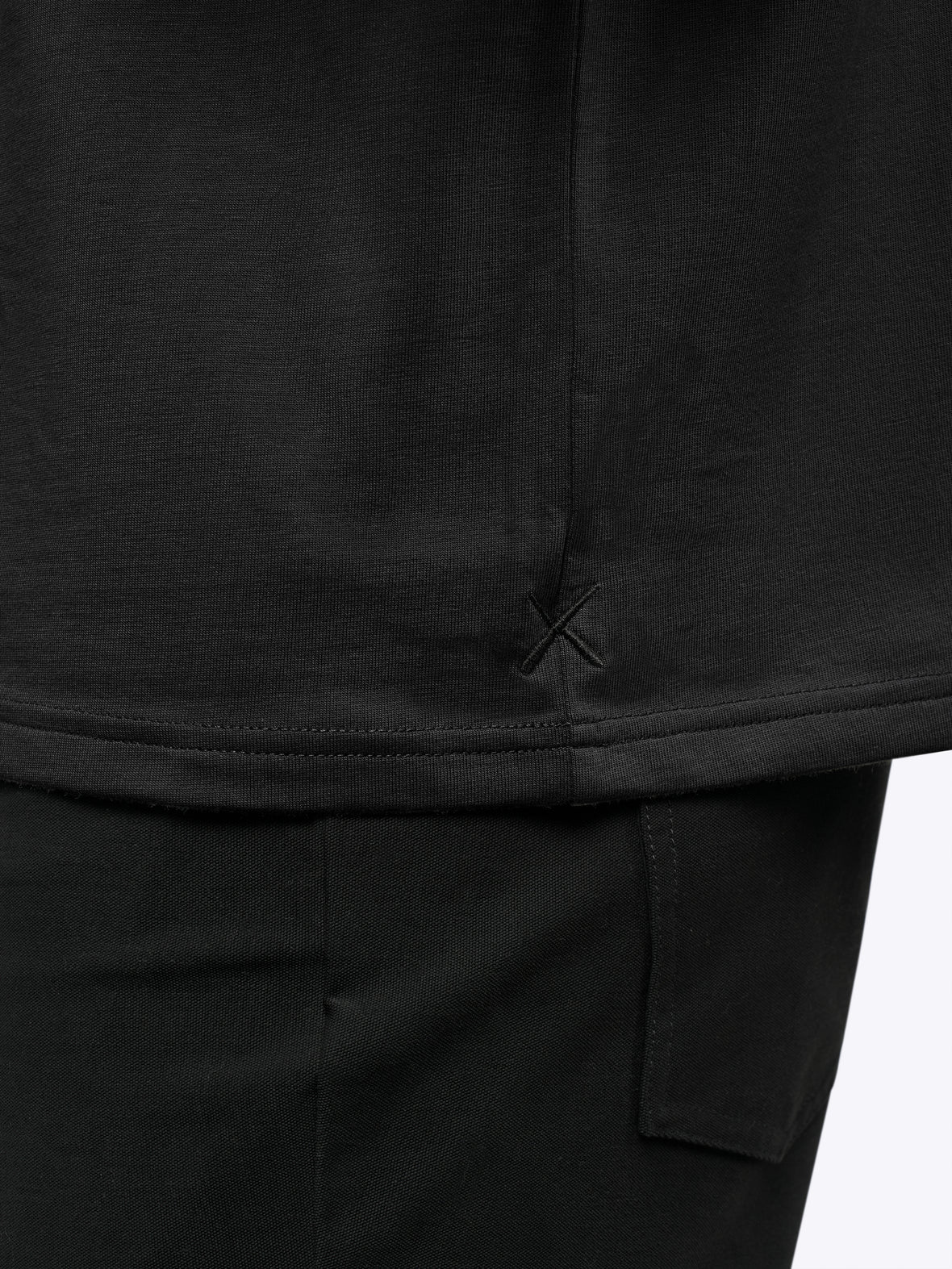 Overtime Oversized Tee | Black Relaxed-Fit