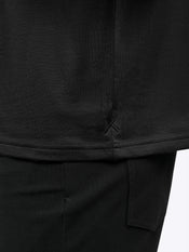 Overtime Oversized Tee | Black Relaxed-Fit