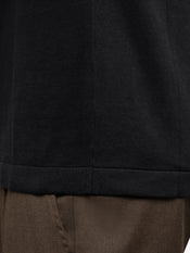 Riviera Luxe Knit Crewneck Long Sleeve Tee | Black Signature-Fit