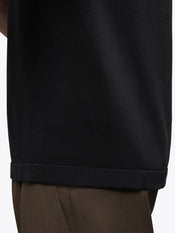 Riviera Luxe Knit Crewneck Tee | Black Signature-Fit