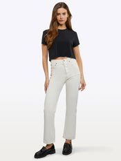 Almost Friday Tee Cropped | Black Classic-fit PYCA Pro®