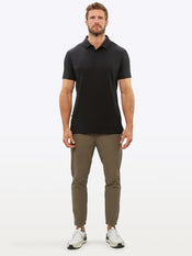 COZ Pima Polo | Black Signature-Fit
