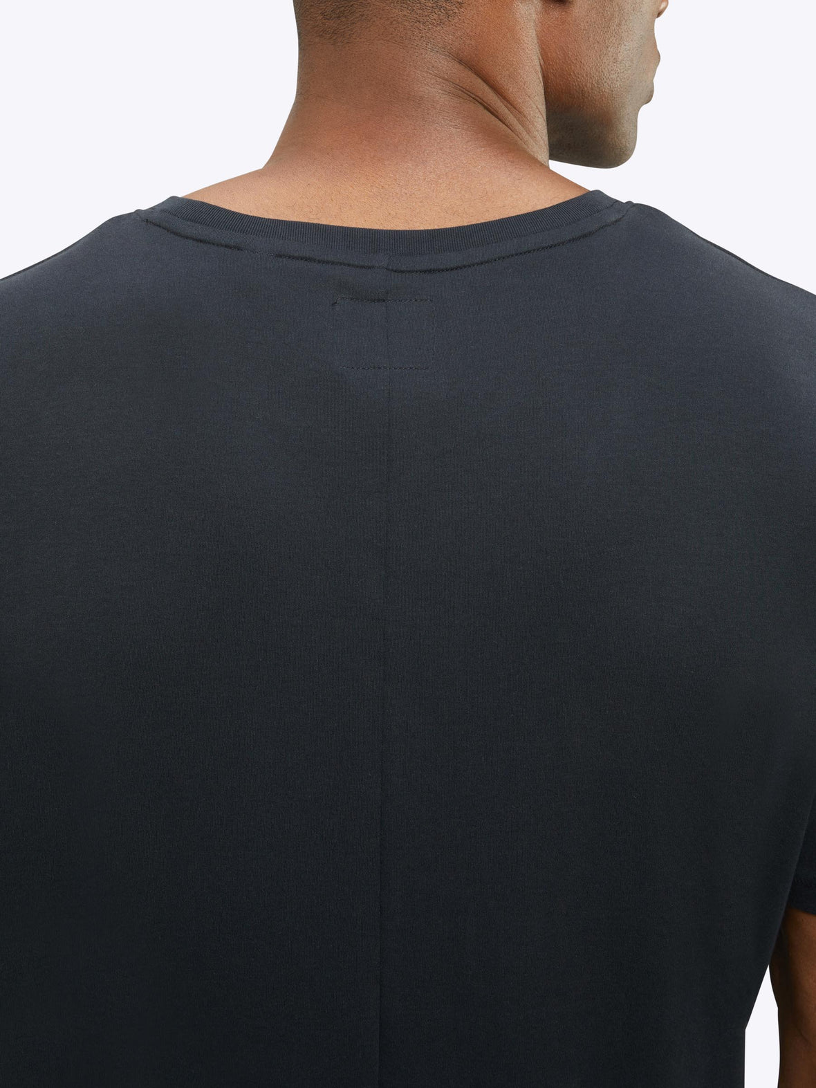 Interknit Pima Cotton Tee | Black Signature-Fit